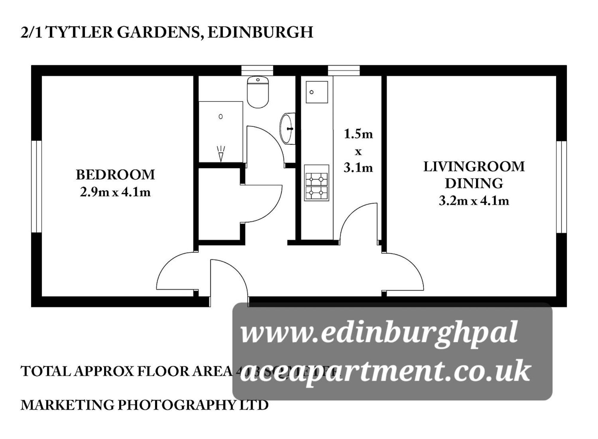Edinburgh Palace Apartment Eksteriør bilde